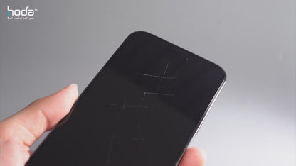 Hoda Sapphire Screen Protector with Helper for iPhone 15 Series.