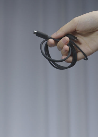 PITAKA Flex Braided Cable USB C To C - USB 2.0 60W Charging / 480Mbps Data Transfer.