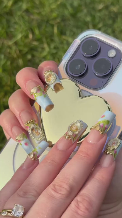 PopSockets Swappable PopGrip Luxe - Heart Of Gold.