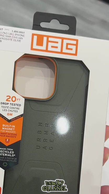UAG Civilian Magsafe for iPhone 16 Series- Magsafe Compatible.