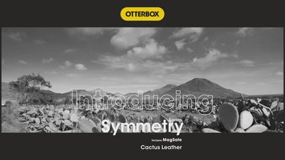 Otterbox Symmetry Series Cactus Leather for iPhone 16 Series - MagSafe Compatible.
