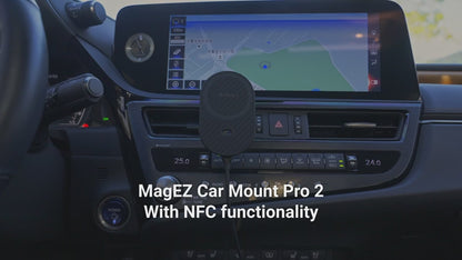 PITAKA MagEZ Car Mount Pro 2 - with Magsafe Charging & NFC.