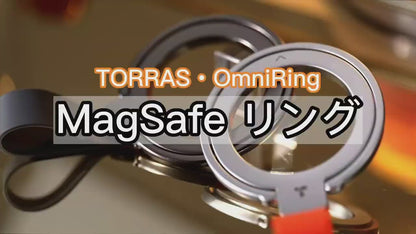 Torras Omni Ring Magnetic Phone Grip Holder Kickstand for iPhone MagSafe Series / MagSafe Case.