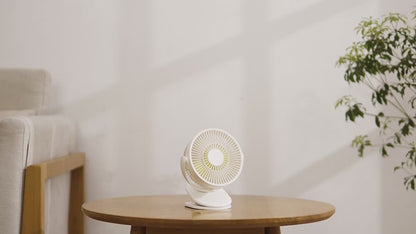 JisuLife Fa18s Clip Fan Life1 FA18S 4000mAh Battery 4 Speed Fan Up to 14 Hours Cool.