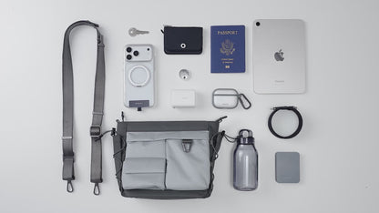 MAGEASY 3L RELAY Sacoche Utility Crossbody Bag + 25mm Charging Strap