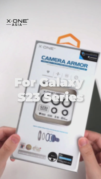 X.One Sapphire Glass Camera Armor Lens Protector for Samsung S24 Series.