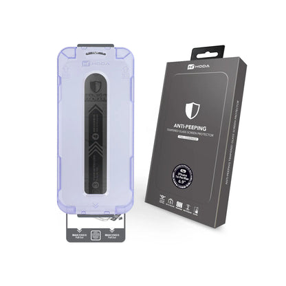 Hoda Tempered Glass Screen Protector for iPhone 16 Series ( Dust Free Helper Included ) Anti-Peeper - Privacy - Forexengineer -Malaysia