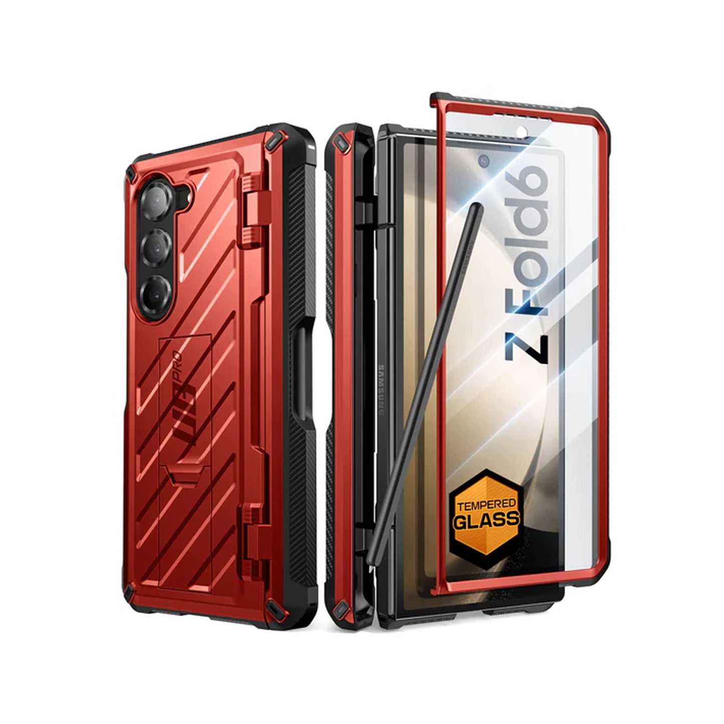 Supcase Unicorn Beetle Pro for Samsung Galaxy Z Fold 6 - With Built-in Glass Screen Protector and  S-Pen Holder