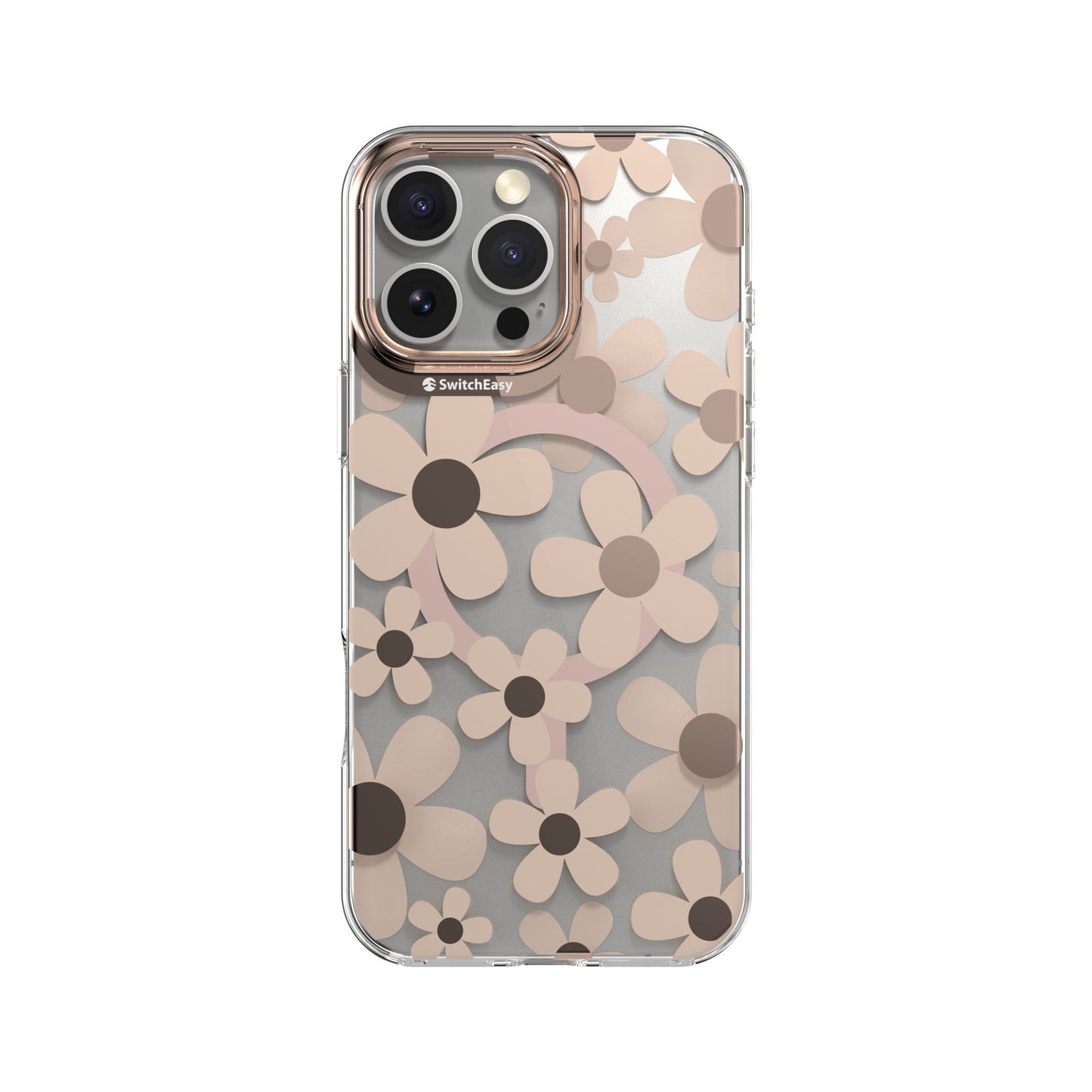 SwitchEasy Fleur M 3D Patterned for iPhone 16 Series - MagSafe Compatible