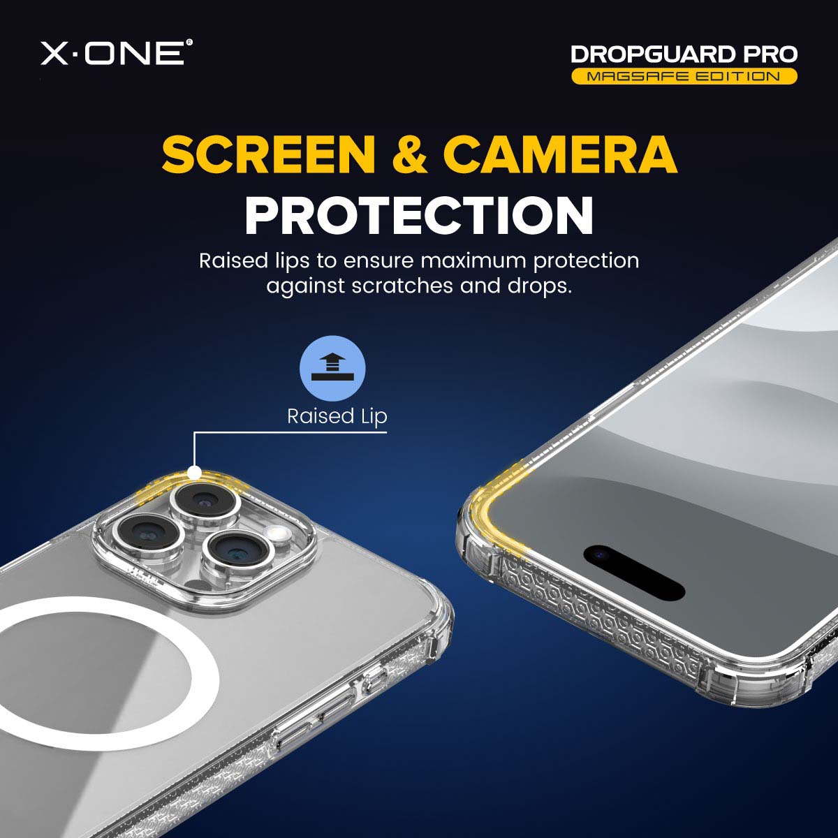 X.One Dropguard Pro for iPhone 15 Series Impact Protection Case - MagSafe Compatible