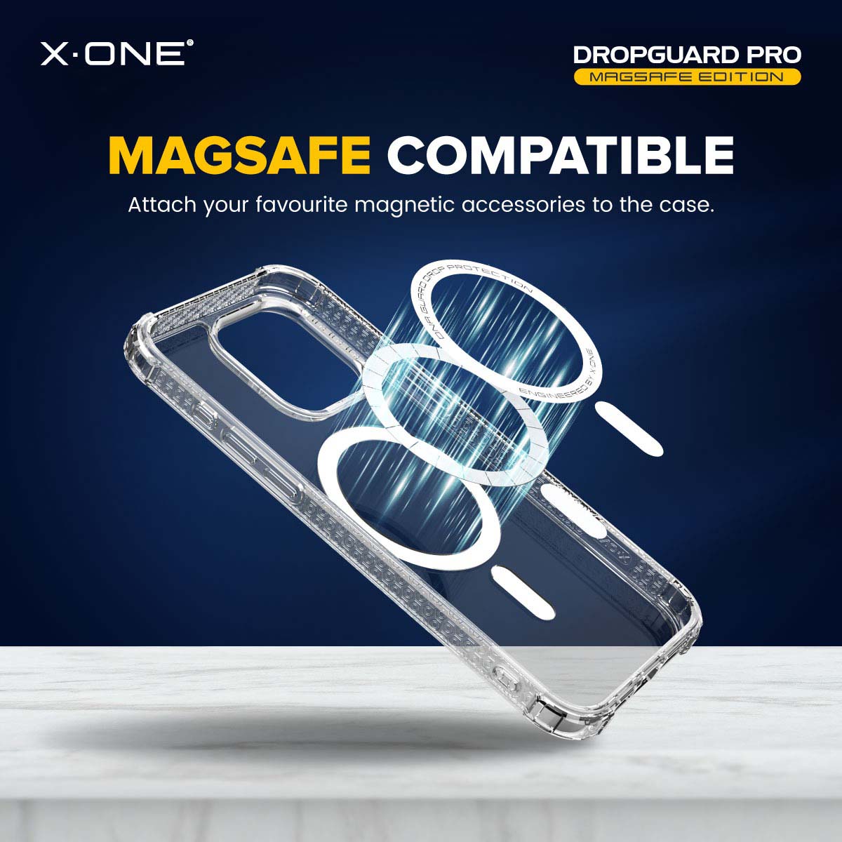 X.One Dropguard Pro for iPhone 15 Series Impact Protection Case - MagSafe Compatible