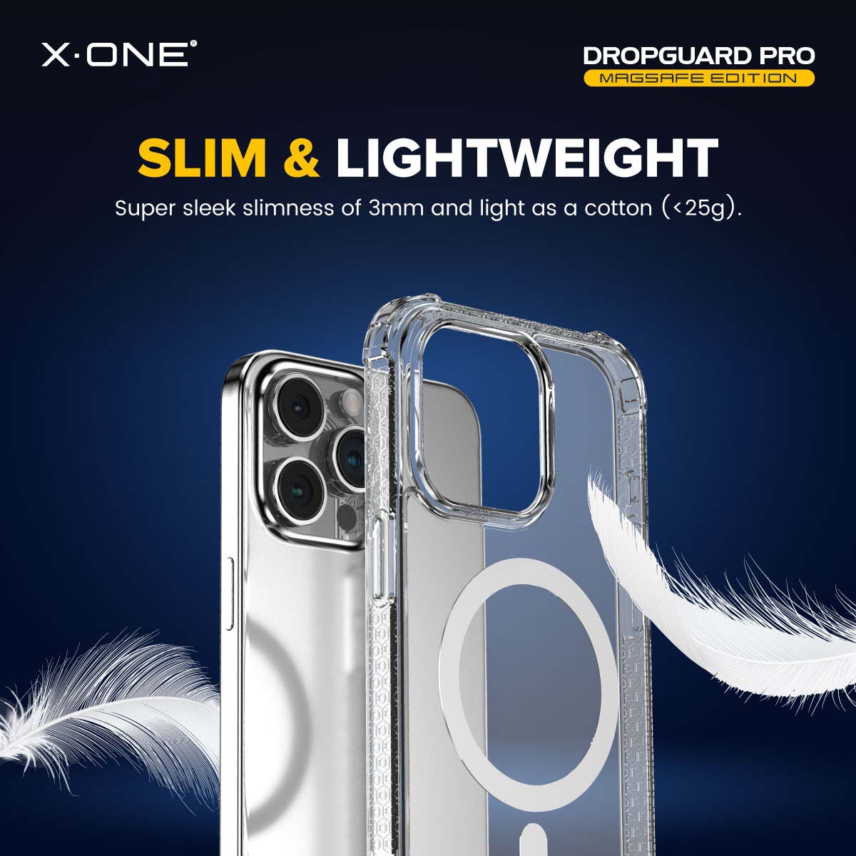 X.One Dropguard Pro for iPhone 15 Series Impact Protection Case - MagSafe Compatible