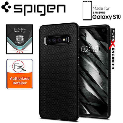 [RACKV2_CLEARANCE] Spigen Liquid Air for Samsung Galaxy S10 - Matte Black - Forexengineer-malaysia