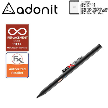 Adonit Note 2 Stylust Pen for latest iPad - I Pad Pro - Almost same with Apple Pencil - Black ( Barcode : 847663023645 )