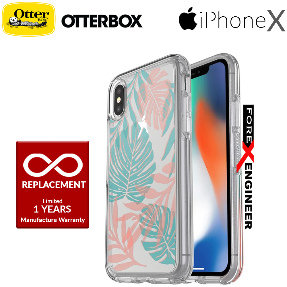 Otterbox Symmetry Series Clear Graphic for iPhone X - Easy Breezy