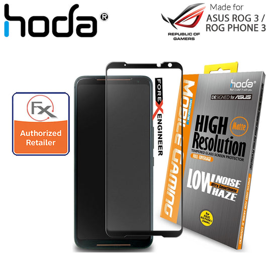 Hoda Anti-Glare Tempered Glass for ASUS ROG 3 - ASUS ROG Phone 3 ( ZS661KS ) - 2.5D 0.33mm Screen Protector - Matte Color ( Barcode : 4713381517222 )