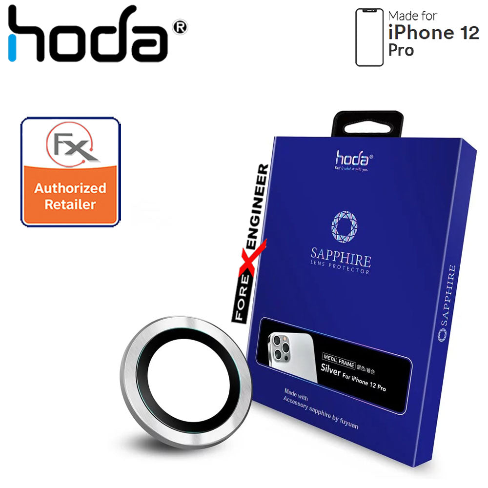 Hoda Sapphire Lens Protector for iPhone 12 Pro - 3 pcs - Silver (Barcode : 4713381519677 )