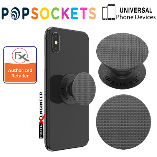 PopSockets PopGrip  Swappable - Knurled Testure Black Colour ( Barcode : 842978167183 )