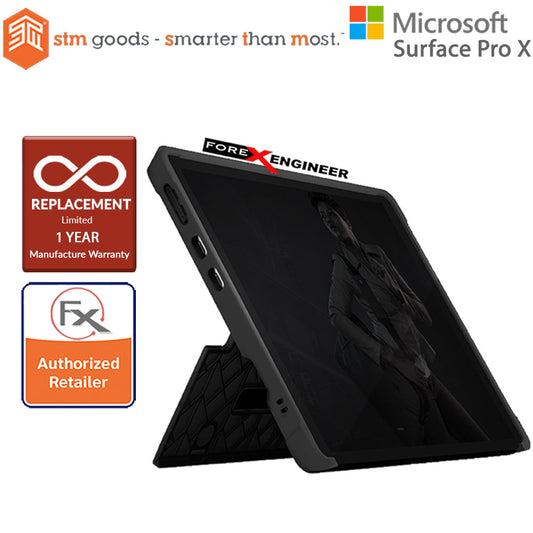STM Dux Shell for Microsoft Surface Pro X ( Black ) ( Barcode : 765951764622)