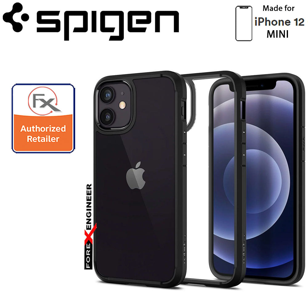 Spigen Crystal Hybrid for iPhone 12 Mini 5.4" - Matte Black ( Barcode : 8809710755246 )
