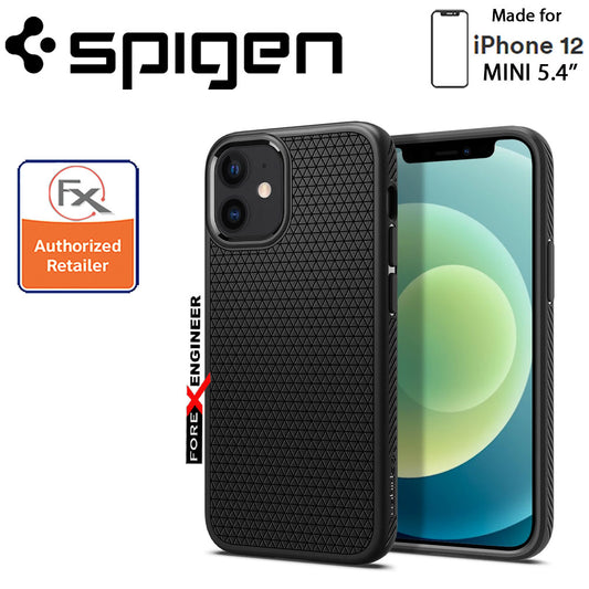 Spigen Liquid Air for iPhone 12 Mini 5.4" - Matte Black ( Barcode : 8809710756779 )