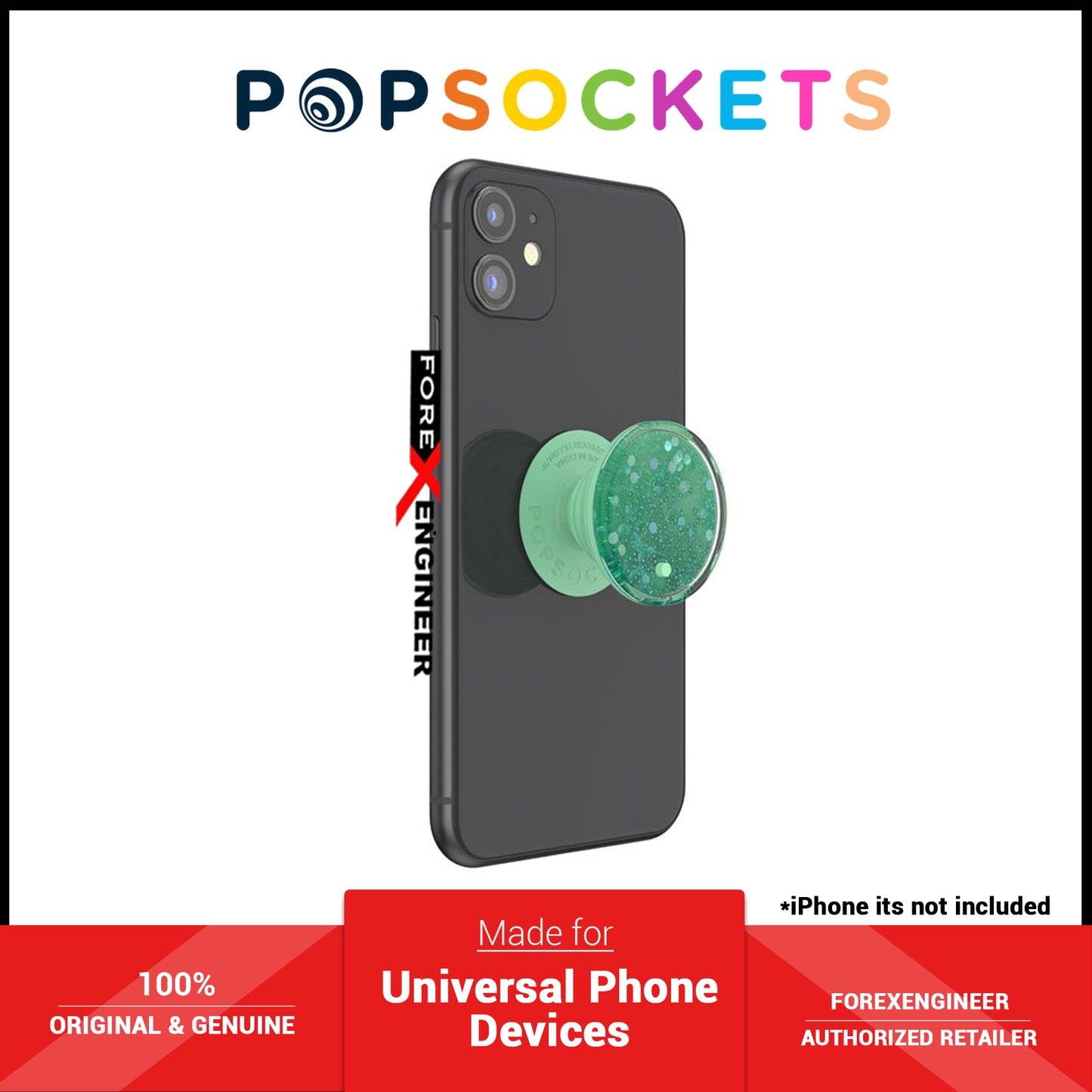 PopSockets PopGrip Swappable Premium - Tidepool Ultra Mint (Barcode: 840173707036 )