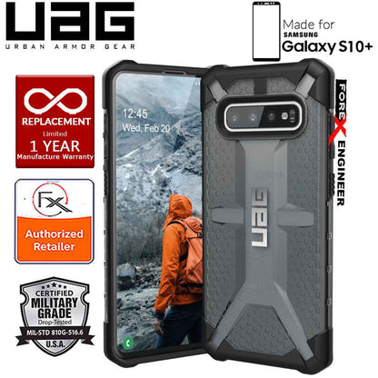 UAG Plasma for Samsung Galaxy S10+ - S10 Plus - Feather-Light Military Drop Tested - Ash - Forexengineer-malaysia