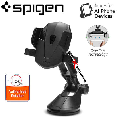 DE-RESERVE Spigen Car Mount Holder Kuel Signature TS36 -360 Angles with One Tap Technology - Black - Forexengineer-malaysia