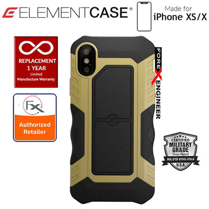 Element Case Recon for iPhone X - Xs - Military Grade Drop Proof Protection Case - Coyote - Forexengineer-malaysia