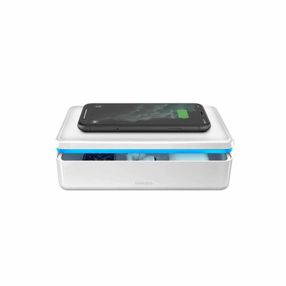 Energea Stera 360 UVC LED Sanitizing Box with Fast Wireless Charging - White (Barcode: 6957879423437 ) - Forexengineer-malaysia