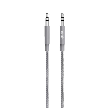 Belkin MIXIT Metallic AUX Cable ( 1.2m ) Audio Cable - Gray (Barcode: 745883682164 ) - Forexengineer-malaysia