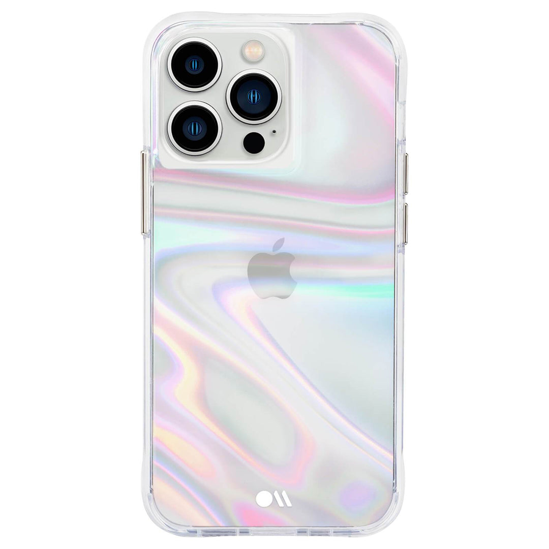 Case-Mate Soap Bubble for iPhone 13 Pro  6.1" 5G with Antimicrobial  - Iridescent (Barcode: 840171706437 )