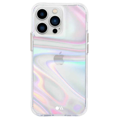 Case-Mate Soap Bubble for iPhone 13 Pro  6.1" 5G with Antimicrobial  - Iridescent (Barcode: 840171706437 )