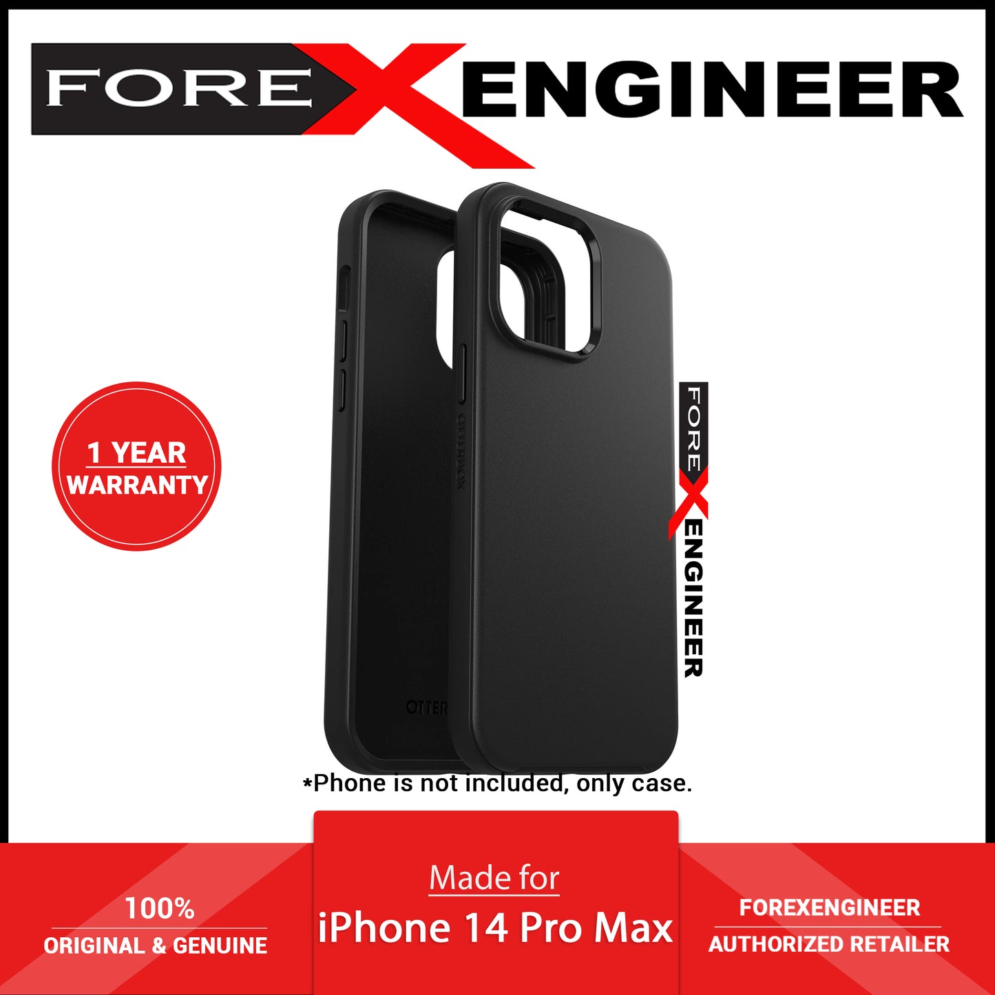 Otterbox Symmetry for iPhone 14 Pro Max - Black (Barcode: 840262381352 )