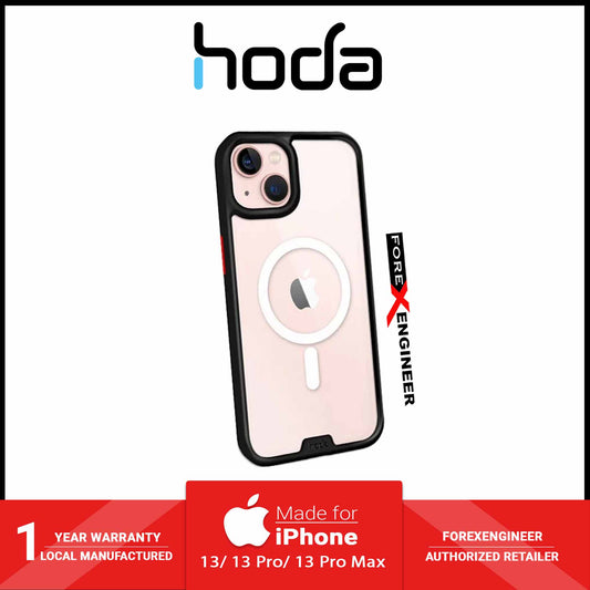 Hoda ROUGH Case Military Standard for iPhone 13 6.1" 5G - Magsafe Compatible - Black (Barcode: 4711103542743 )