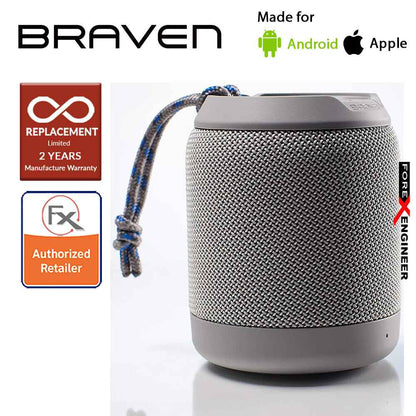 Braven BRV Mini Waterproof Wireless Speaker - Grey (Barcode: 848467098921)