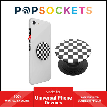 PopSockets Swappable PopGrip Graphics Checker Black ( Barcode : 842978135052 ) - Forexengineer-malaysia