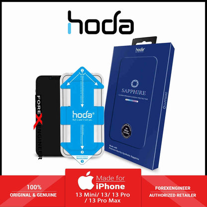 Hoda Sapphire Tempered Glass for iPhone 13 - 13 Pro 6.1" 5G - Screen Protector with Helper (Barcode: 4711103542132 )