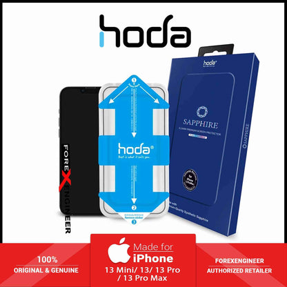 Hoda Sapphire Tempered Glass for iPhone 13 Pro Max 6.7" 5G - Screen Protector with Helper (Barcode: 4711103542149 )