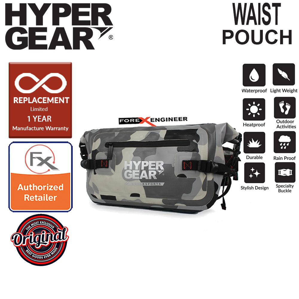 Hypergear Waist Pouch V2 Large - Camouflage Grey Alpha Color - Forexengineer -Malaysia- 303052