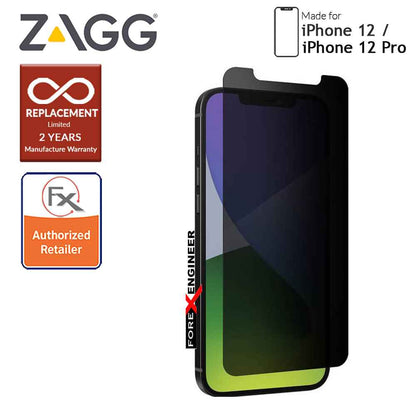 InvisibleShield Glass Elite Privacy+ for iPhone 12 - 12 Pro 5G 6.1" (Barcode: 840056131828)