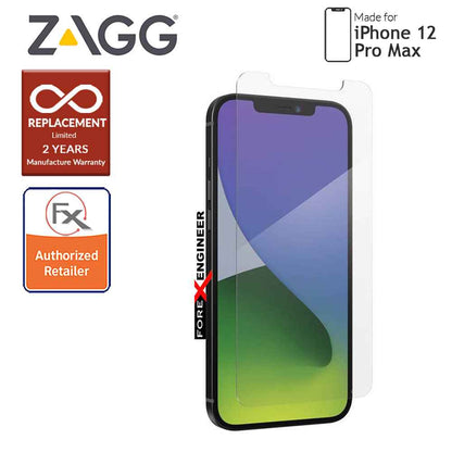 [RACKV2_CLEARANCE] InvisibleShield Glass Elite+ for iPhone 12 Pro Max 5G 6.7" - Clear (Barcode: 840056131774)
