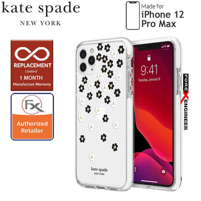 Kate Spade Protective Hardshell for iPhone 12 Pro Max 5G 6.7"- Scattered Flowers ( Barcode: 191058122681 )