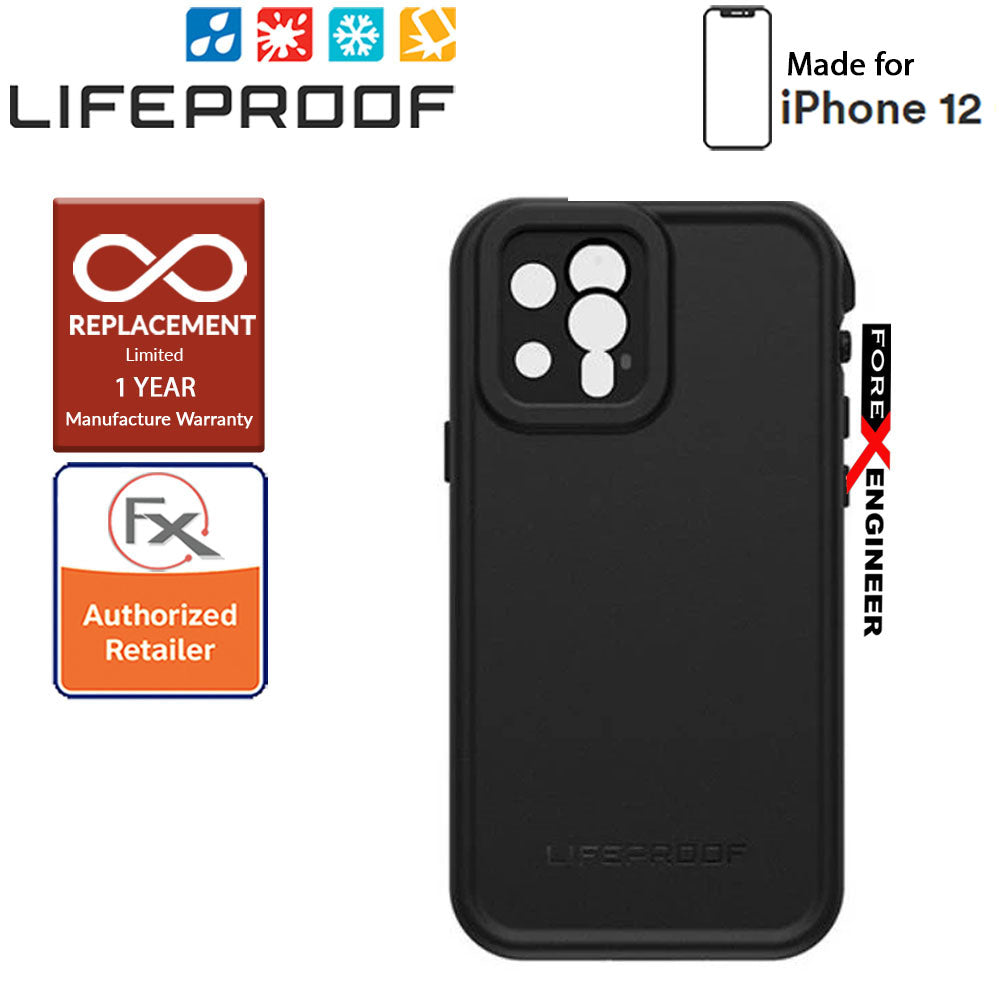 Lifeproof FRE Waterproof Case for iPhone 12 5G 6.1 Black