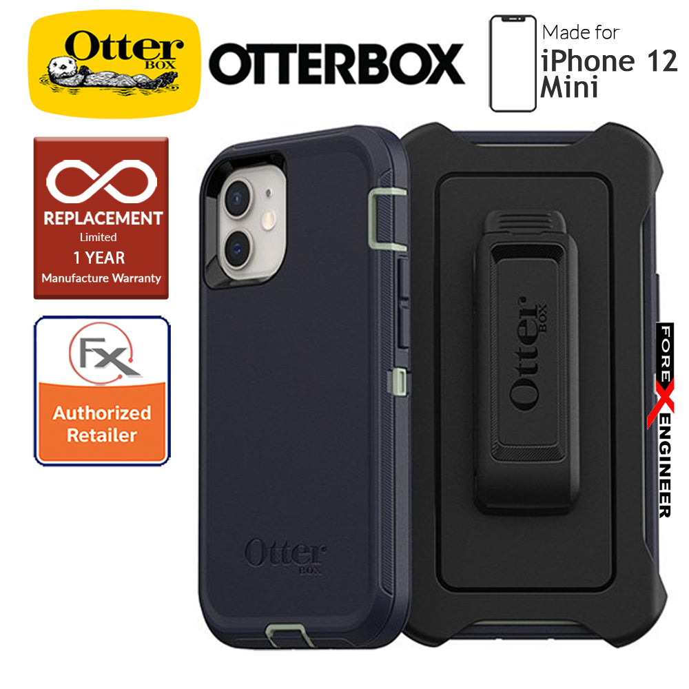 Otterbox Defender for iPhone 12 Mini 5G 5.4" - Varsity Blues (Barcode : 840104215166)