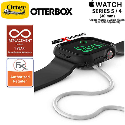 Otterbox EXO EDGE for Apple Watch Series SE - 6 - 5 - 4 ( 40mm ) -  Black Color ( Barcode : 660543523857 )