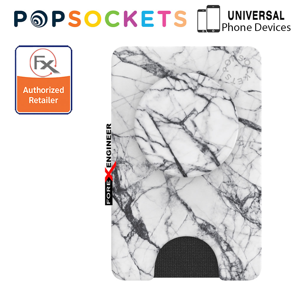 PopSockets PopWallet+ - Dove White Marble (Barcode: 842978171289)