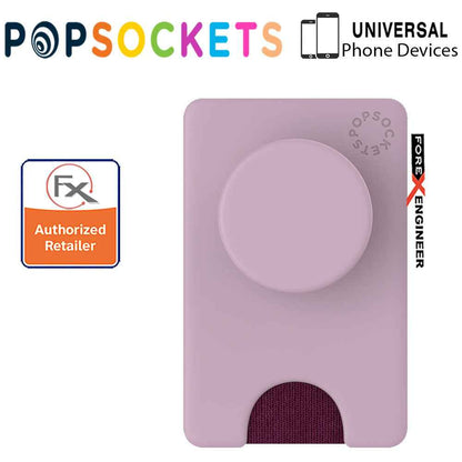 PopSockets PopWallet+ - PopWallet Plus - hold up to 3 credit cards or 6 business cards - Blush Pink Color ( Barcode : 842978158082 )