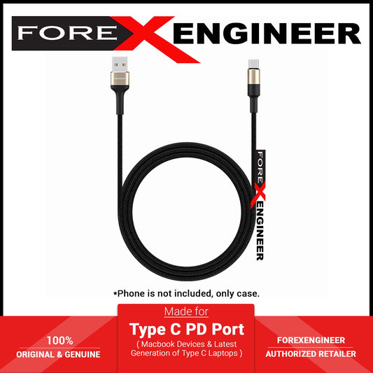 Rockrose Acacia AC 1m USB-C Cable - Black+Gold (Barcode: 6973135540335 )