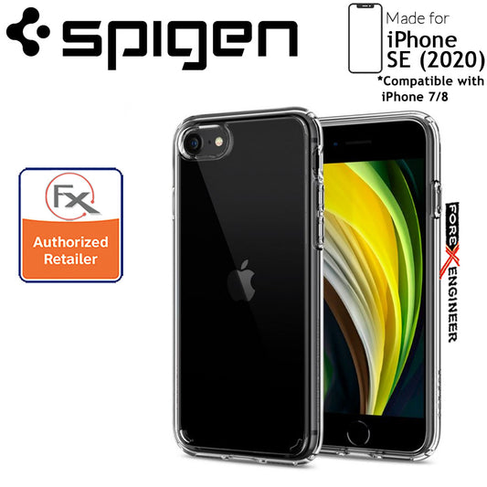 Spigen Crystal Hybrid for iPhone SE 2nd Gen ( 2020 ) compatible with iPhone 8 - 7 - Crystal Clear Color ( Barcode: 8809685627395 )